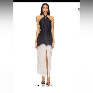 Baobab Collection Black and White Halter Dress / Linus Dress in Ying Yang
Baobab